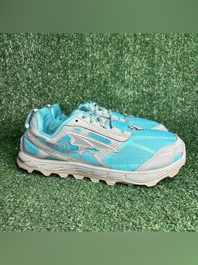 Altra Lone Peak 4 AFW1855F-31 Aqua Gray Trail Running Sneakers Women’s Size 9.5